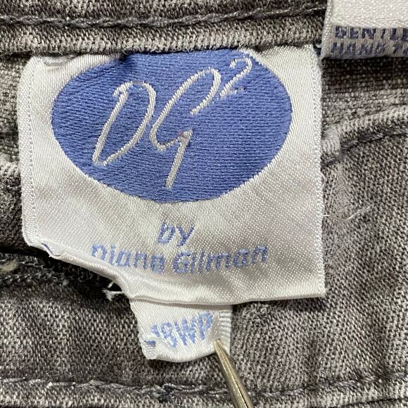 DG2 by Diane Gilman Jeans Size 18WP Grey Converible Crop Cuff Length Petite - Picture 12 of 13